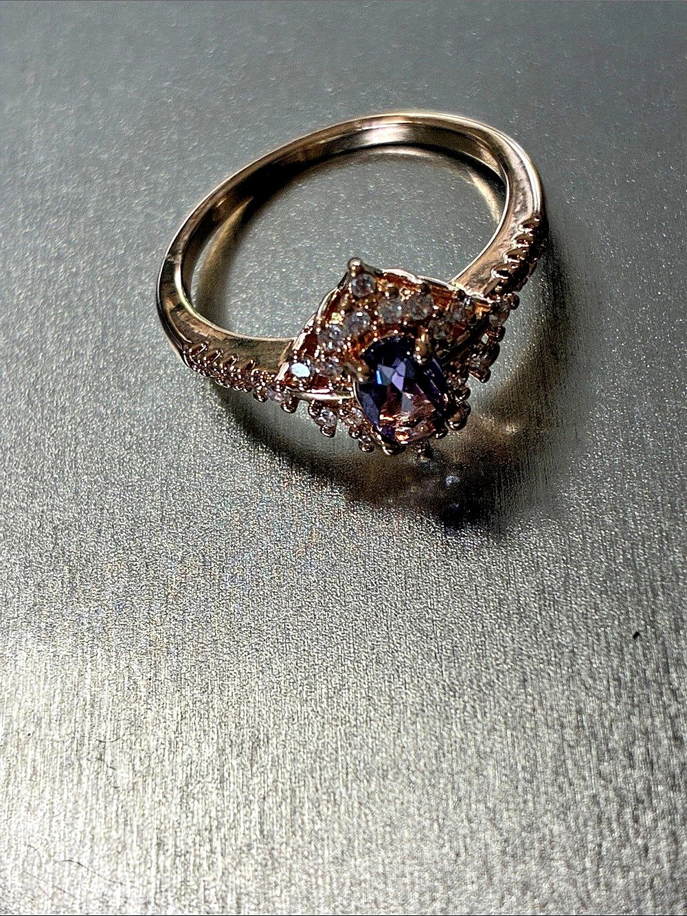 Purple Gemstone Ring